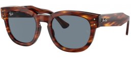 Gafas de Sol - Ray-Ban® - Ray-Ban® RB0298S MEGA HAWKEY - 954/62 STRIPED HAVANA // BLUE