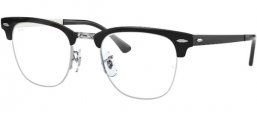 Monturas - Ray-Ban® - RX3716VM CLUBMASTER METAL - 2861 BLACK ON SILVER