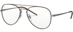 Monturas - Ray-Ban® - RX6413 - 3043 TOP HAVANA ON RUBBER GUNMETAL