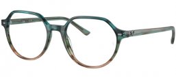 Monturas - Ray-Ban® - RX5395 THALIA - 8252  STRIPED BLUE AND GREEN