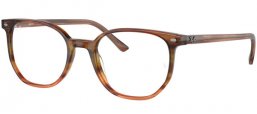 Lunettes de vue - Ray-Ban® - RX5397 ELLIOT - 8255  STRIPED STRIPED BROWN AND GREEN