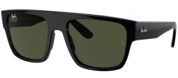 Gafas de Sol - Ray-Ban® - Ray-Ban® RB0360S DRIFTER - 901/31 BLACK // GREEN