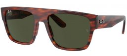 Gafas de Sol - Ray-Ban® - Ray-Ban® RB0360S DRIFTER - 954/31 STRIPED HAVANA // GREEN