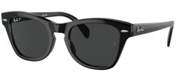 Gafas de Sol - Ray-Ban® - Ray-Ban® RB0707S - 901/48 BLACK // BLACK POLARIZED