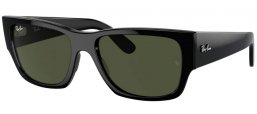 Gafas de Sol - Ray-Ban® - Ray-Ban® RB0947S CARLOS - 901/31 BLACK // GREEN