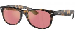 Gafas de Sol - Ray-Ban® - Ray-Ban® RB2132 NEW WAYFARER - 902/U0 HAVANA // VIOLET PHOTOCHROMATIC MIRROR GOLD