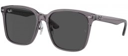 Gafas de Sol - Ray-Ban® - Ray-Ban® RB2206D - 139987  TRANSPARENT GREY // DARK GREY