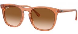 Gafas de Sol - Ray-Ban® - Ray-Ban® RB2210 - 676451  TRANSPARENT BROWN // BROWN GRADIENT ANTIREFLECTION