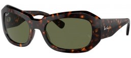 Gafas de Sol - Ray-Ban® - Ray-Ban® RB2212 BEATE - 902/58 HAVANA // DARK GREEN POLARIZED