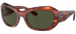 Gafas de Sol - Ray-Ban® - Ray-Ban® RB2212 BEATE - 954/31 STRIPED HAVANA // GREEN