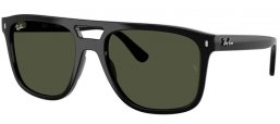 Gafas de Sol - Ray-Ban® - Ray-Ban® RB2213 - 901/31 BLACK // G-15 GREEN