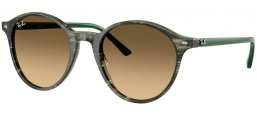 Gafas de Sol - Ray-Ban® - Ray-Ban® RB2230 BERNARD - 14210A  FANTASY GREEN IN TRANSPARENT TONE // BROWN GRADIENT