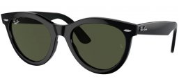 Gafas de Sol - Ray-Ban® - Ray-Ban® RB2241 WAYFARER WAY - 901/31 BLACK // GREEN