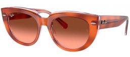 Gafas de Sol - Ray-Ban® - Ray-Ban® RB2286 DOREEN - 1415A5  RED HAVANA ON TRANSPARENT MULTICOLOR // BROWN GRADIENT PINK