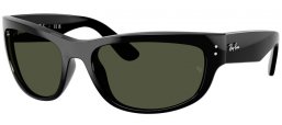 Gafas de Sol - Ray-Ban® - Ray-Ban® RB2289 MEGA BALORAMA - 901/31  BLACK // G-15 GREEN