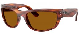 Gafas de Sol - Ray-Ban® - Ray-Ban® RB2289 MEGA BALORAMA - 954/33 STRIPED HAVANA // B-15 BROWN