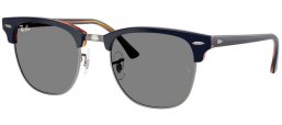 Gafas de Sol - Ray-Ban® - Ray-Ban® RB3016 CLUBMASTER - 1278B1  BLUE ON GUNMETAL // DARK GREY