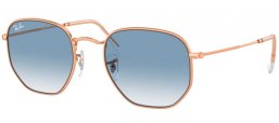 Gafas de Sol - Ray-Ban® - Ray-Ban® RB3548 - 92023F  ROSE GOLD // BLUE GRADIENT ANTIREFLECTION