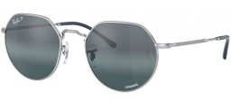 Gafas de Sol - Ray-Ban® - Ray-Ban® RB3565 JACK - 9242G6 SILVER // SILVER GRADIENT BLUE MIRROR POLARIZED