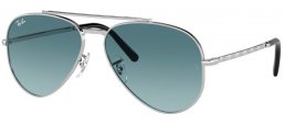 Gafas de Sol - Ray-Ban® - Ray-Ban® RB3625 NEW AVIATOR - 003/3M SILVER // BLUE GRADIENT