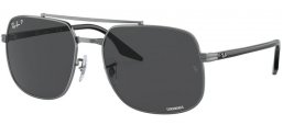 Gafas de Sol - Ray-Ban® - Ray-Ban® RB3699 - 004/K8 GUNMETAL // DARK GREY POLARIZED