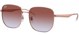 Gafas de Sol - Ray-Ban® - Ray-Ban® RB3713D - 9202I8  ROSE GOLD // VIOLET GRADIENT