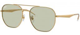 Gafas de Sol - Ray-Ban® - Ray-Ban® RB3724D - 001/2 GOLD // LIGHT GREEN