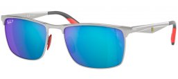 Gafas de Sol - Ray-Ban® - Ray-Ban® RB3726M - F08711  GREY ON SILVER // GREY GRADIENT