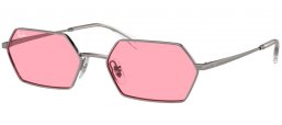 Gafas de Sol - Ray-Ban® - Ray-Ban® RB3728 YEVI - 004/84 GUNMETAL // PINK