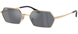 Gafas de Sol - Ray-Ban® - Ray-Ban® RB3728 YEVI - 92136V  LIGHT GOLD // DARK GREY FLASH SILVER