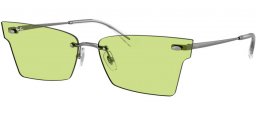 Gafas de Sol - Ray-Ban® - Ray-Ban® RB3730 XIME - 004/2 GUNMETAL // GREEN