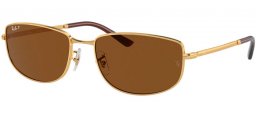 Gafas de Sol - Ray-Ban® - Ray-Ban® RB3732 - 001/57 GOLD // BROWN POLARIZED