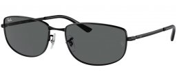 Gafas de Sol - Ray-Ban® - Ray-Ban® RB3732 - 002/B1 BLACK // DARK GREY