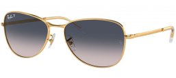 Gafas de Sol - Ray-Ban® - Ray-Ban® RB3733 - 001/78 GOLD // BLUE GRADIENT POLARIZED