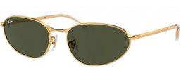 Gafas de Sol - Ray-Ban® - Ray-Ban® RB3734 - 001/31 GOLD // GREEN