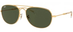 Gafas de Sol - Ray-Ban® - Ray-Ban® RB3735 BAIN BRIDGE - 001/31  GOLD // GREEN