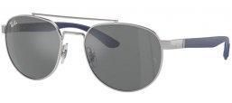 Gafas de Sol - Ray-Ban® - Ray-Ban® RB3736 - 003/6G  SILVER // GREY MIRROR SILVER