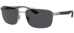 Gafas de Sol - Ray-Ban® - Ray-Ban® RB3737 - 004/87 GUNMETAL // DARK GREY