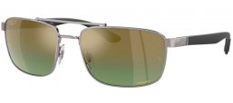 Gafas de Sol - Ray-Ban® - Ray-Ban® RB3737CH - 004/6O  GUNMETAL // GREEN GRADIENT MIRROR GOLD POLARIZED