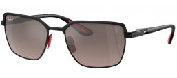 Gafas de Sol - Ray-Ban® - Ray-Ban® RB3743M - F1035J  BLACK ON BLACK // GREY GRADIENT MIRROR POLARIZED