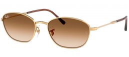 Gafas de Sol - Ray-Ban® - Ray-Ban® RB3749 - 001/51 GOLD ARISTA // BROWN GRADIENT TRANSPARENT