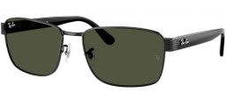 Gafas de Sol - Ray-Ban® - Ray-Ban® RB3750 - 002/31 BLACK // G-15 GREEN