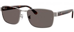 Gafas de Sol - Ray-Ban® - Ray-Ban® RB3750 - 004/B1 GUNMETAL // DARK GREY