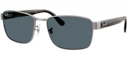 Gafas de Sol - Ray-Ban® - Ray-Ban® RB3750 - 004/R5 GUNMETAL // DARK BLUE