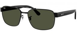 Gafas de Sol - Ray-Ban® - Ray-Ban® RB3751  - 002/31 BLACK // G-15 GREEN