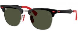 Gafas de Sol - Ray-Ban® - Ray-Ban® RB3807M - F11031  BRUSHED BLACK ON SILVER // G-15 GREEN