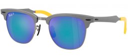 Gafas de Sol - Ray-Ban® - Ray-Ban® RB3807M - F1134L  BRUSHED GREY ON GUNMETAL // REFLECTIVE BLUE WITH GREY POLARIZED