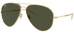 Gafas de Sol - Ray-Ban® - Ray-Ban® RB3825 OLD AVIATOR - 001/31 GOLD // GREEN