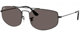 Gafas de Sol - Ray-Ban® - Ray-Ban® RB3845 EXPLORER 5 - 002/B1 BLACK // DARK GREY