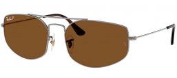 Gafas de Sol - Ray-Ban® - Ray-Ban® RB3845 EXPLORER 5 - 004/57  GUNMETAL // B-15 BROWN POLARIZED